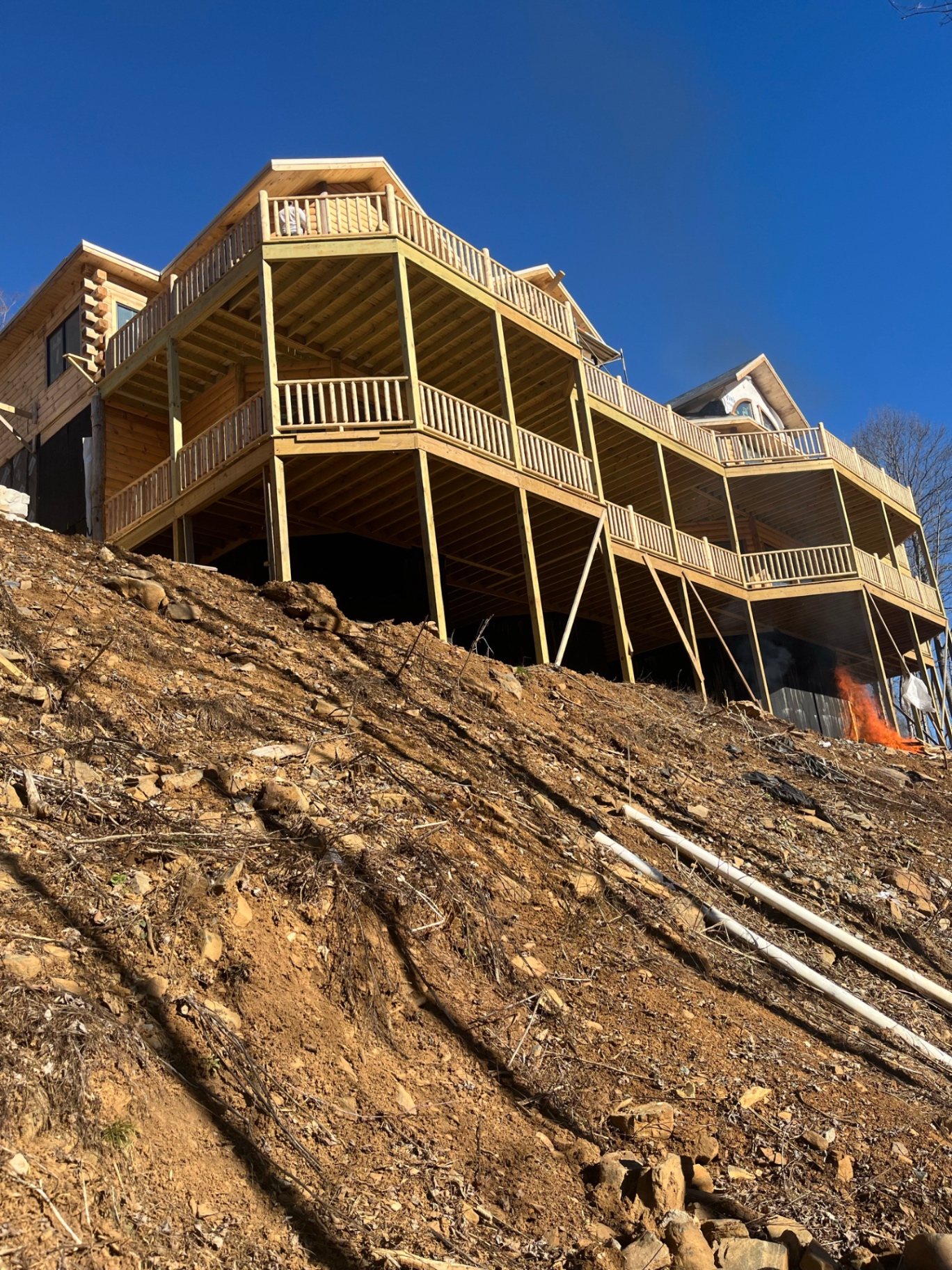 Rep Construction custom mountain home build